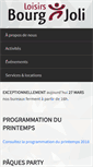 Mobile Screenshot of bourg-joli.com